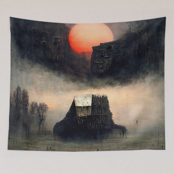 Item preview, Sunset on a strange alien world designed and sold by AM FineArtPrints.