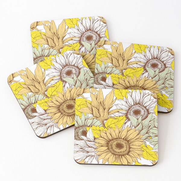 Artikelvorschau, Helles Sonnenblumenmuster entworfen und verkauft von pocketgraphic.