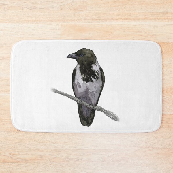 Item preview,  Hooded crow watercolor designed and sold by Bwiselizzy.