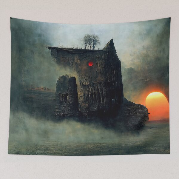 Item preview, Sunset on a strange alien world designed and sold by AM FineArtPrints.