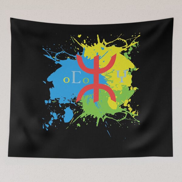 Aperçu de l'œuvre Dessins Amazigh Splash Art Couleur T-shirt créée et vendue par ButtsPool.