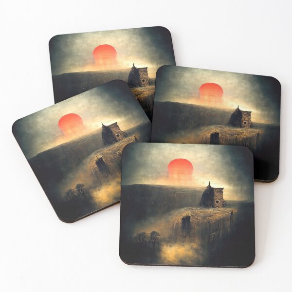 Item preview, Sunset on a strange alien world designed and sold by AM FineArtPrints.