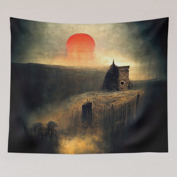 Item preview, Sunset on a strange alien world designed and sold by AM FineArtPrints.