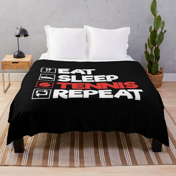 Item preview, Eat Sleep Tennis Repeat: Funny Table Tennis Lawn Tennis Player designed and sold by Adexyl.