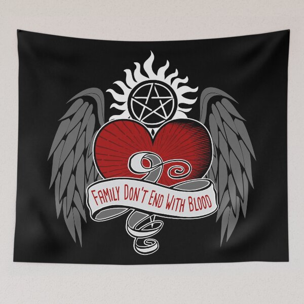 Item preview, Family Don't End with Blood designed and sold by rexraygun.