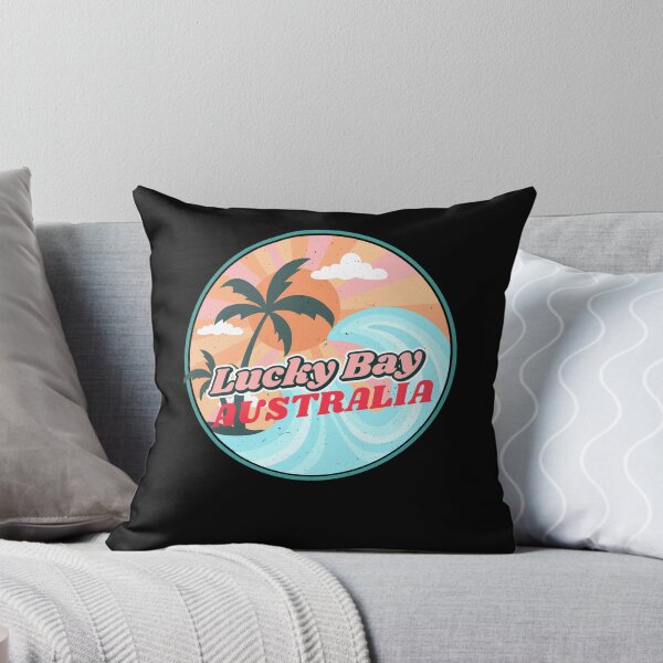 Item preview, Lucky Bay for people who like beach vacations, surfing, sand and ocean sea sides  designed and sold by digipapinet.