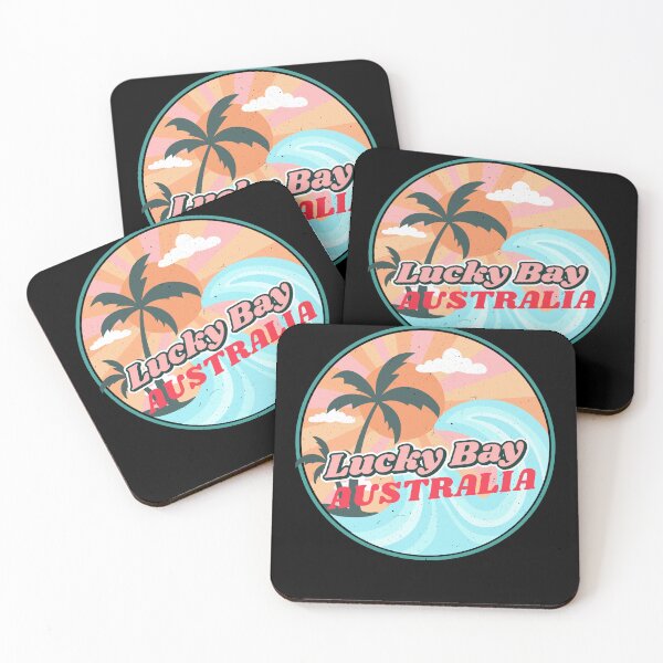 Item preview, Lucky Bay for people who like beach vacations, surfing, sand and ocean sea sides  designed and sold by digipapinet.