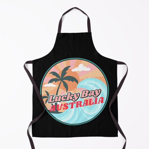 Item preview, Lucky Bay for people who like beach vacations, surfing, sand and ocean sea sides designed and sold by digipapinet.