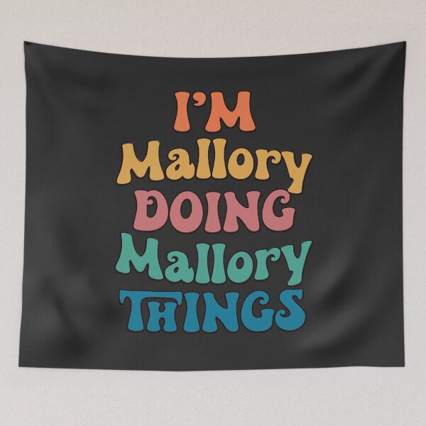 Item preview, Mallory Funny Retro First Name designed and sold by Americandude.