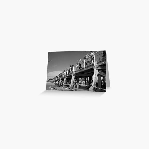 Item preview, Easter Crowd On Semaphore Jetty designed and sold by Ben Loveday.