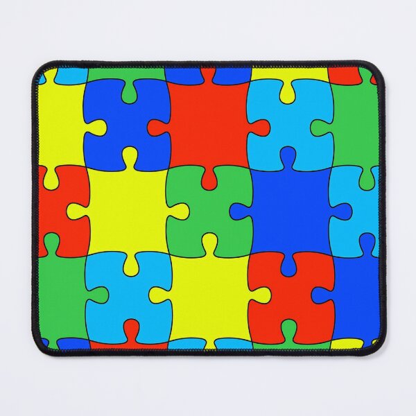Item preview, Jigsaw Puzzle multi-color pattern game puzzles design designed and sold by luvvvvvit.