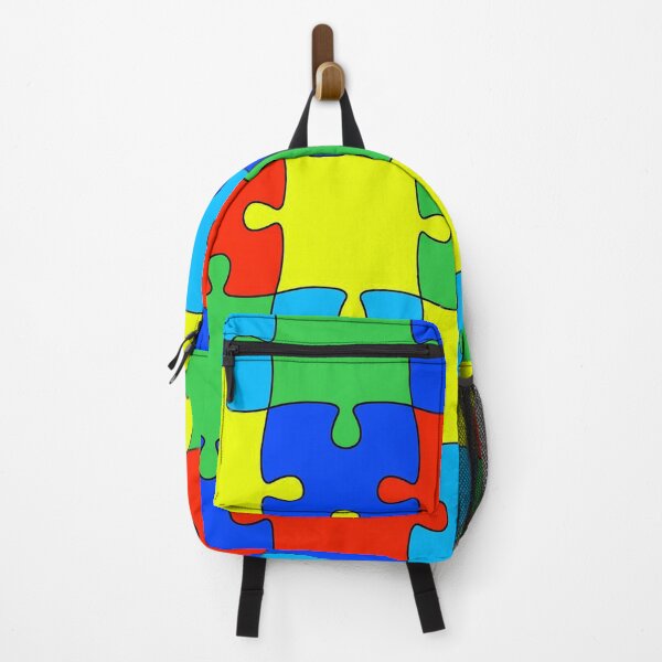 Item preview, Jigsaw Puzzle multi-color pattern game puzzles design designed and sold by luvvvvvit.