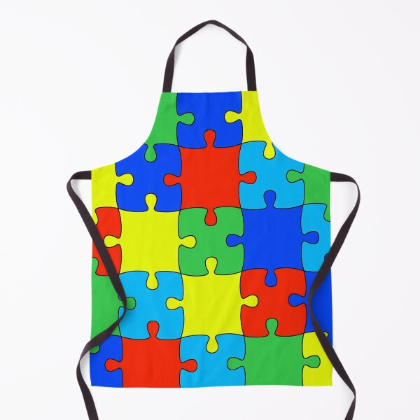 Item preview, Jigsaw Puzzle multi-color pattern game puzzles design designed and sold by luvvvvvit.