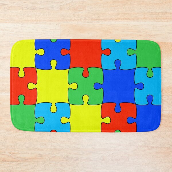 Item preview, Jigsaw Puzzle multi-color pattern game puzzles design designed and sold by luvvvvvit.