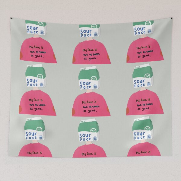 Item preview, Sour face designed and sold by feedyourwife.