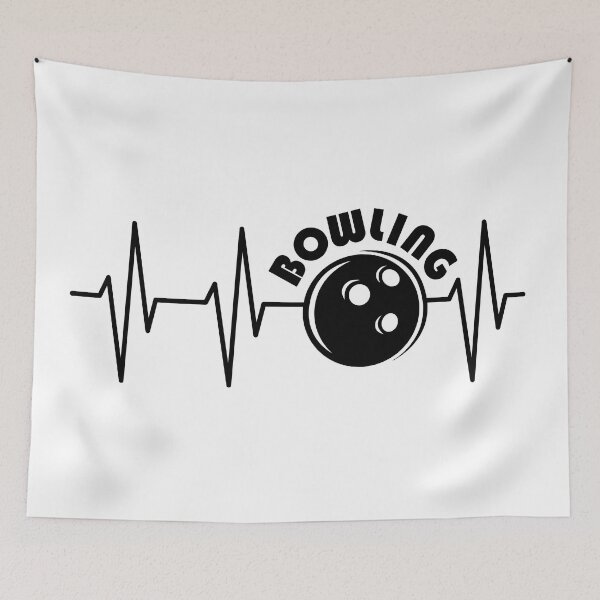 Item preview, Heartbeat Pulse Ekg Bowling Skittle Ball Game - Bowling heartbeat designed and sold by AndreMi.