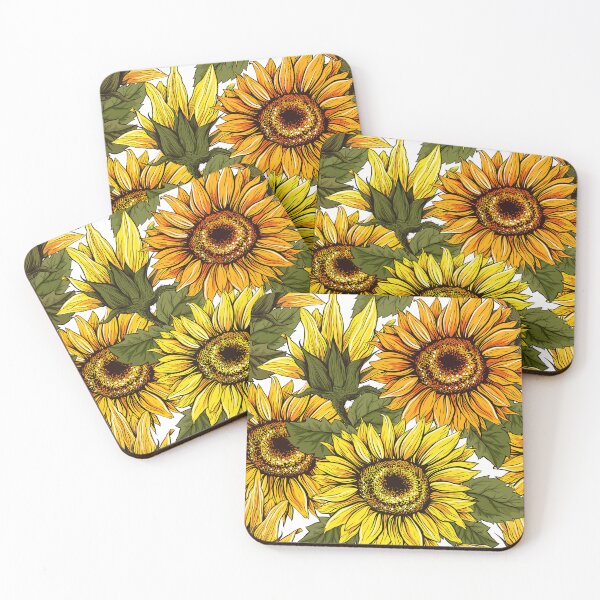 Item preview, Bright sunflower pattern number5 designed and sold by pocketgraphic.