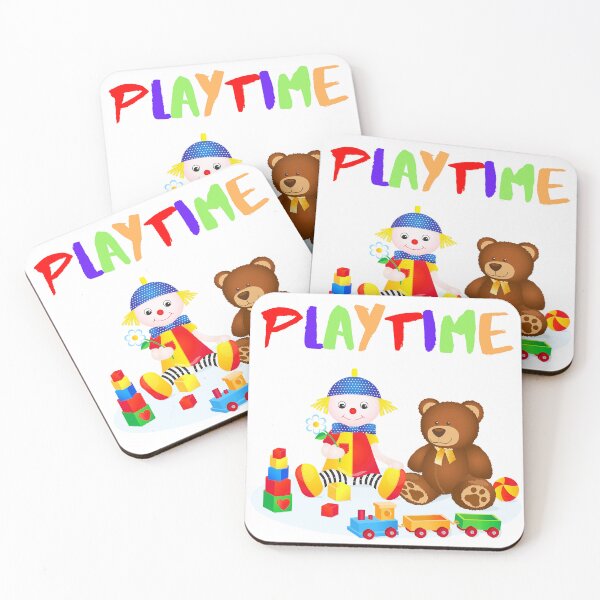 Item preview, Playtime fun clown and teddy bear design designed and sold by luvvvvvit.