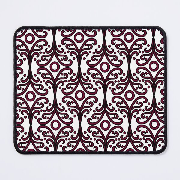 Item preview, Floral doorbell (red on white)  designed and sold by Encie-Designs.