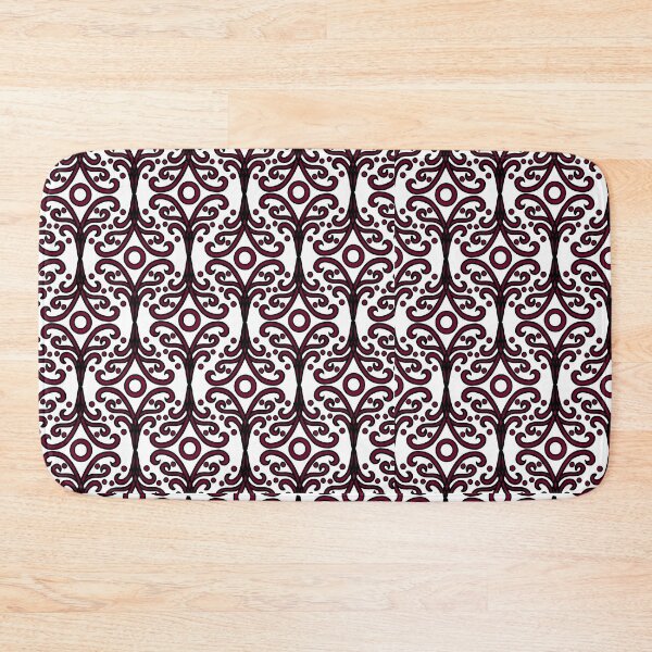 Item preview, Floral doorbell (red on white)  designed and sold by Encie-Designs.