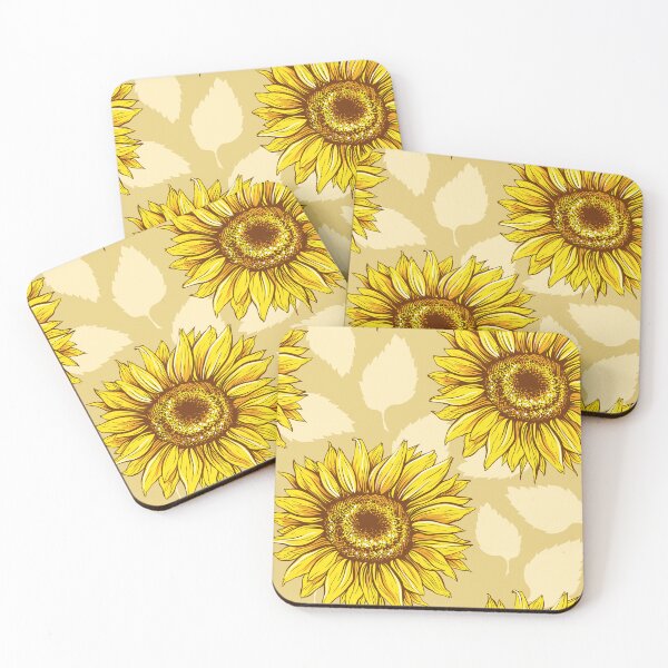 Item preview, Bright sunflower pattern number9 designed and sold by pocketgraphic.