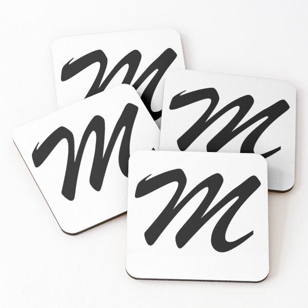 Item preview, Alphabet Letter M Initial Symbol Surname Logo Studies Image designed and sold by MonArtisteSam.