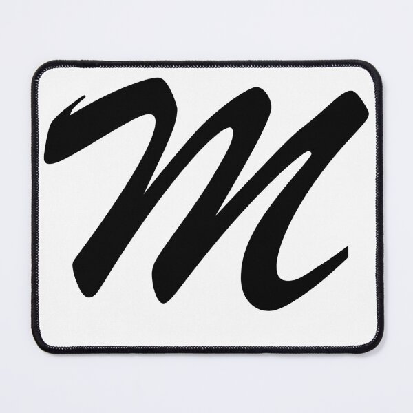 Item preview, Alphabet Letter M Initial Symbol Surname Logo Studies Image designed and sold by MonArtisteSam.