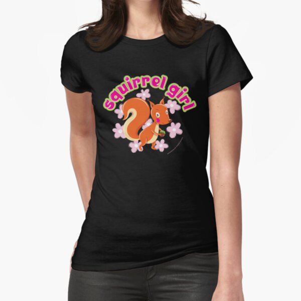 hello ladies squirrel t shirt