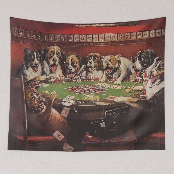 Item preview, Poker Sympathy - Cassius Marcellus Coolidge Dogs Playing Poker Painting designed and sold by Onodera.