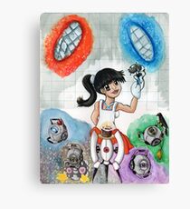 Chell and Friends Canvas Print