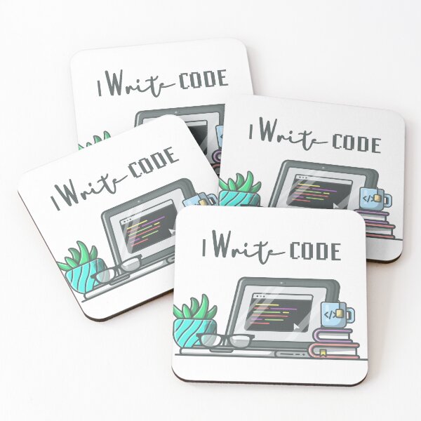 Item preview, I write code designed and sold by Code  Monkeys.