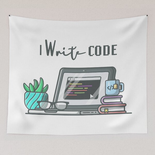 Item preview, I write code designed and sold by Code  Monkeys.