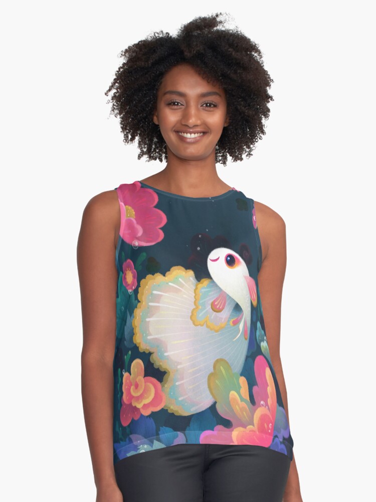 Vista previa del artículo con la obra «Blusa sin mangas», diseñado y vendido por pikaole.