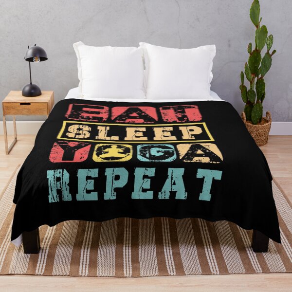 Item preview, eat sleep yoga repeat designed and sold by Fislux.