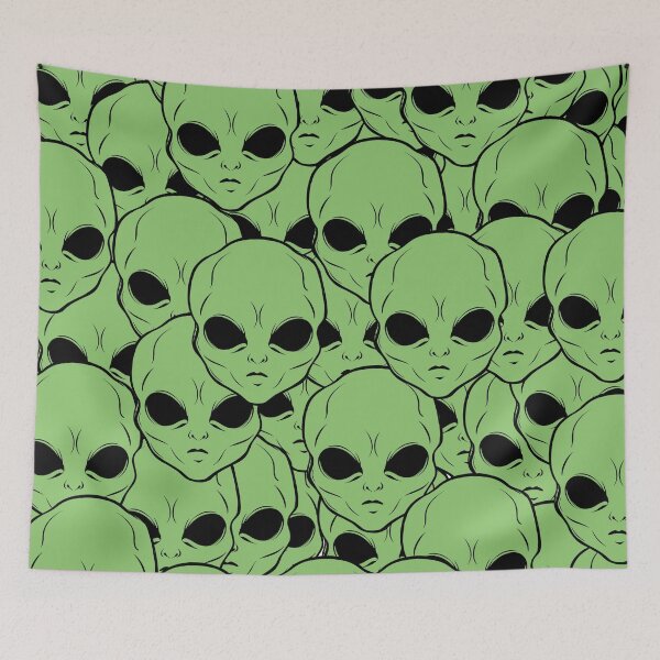 Item preview, Bunch of aliens pattern  designed and sold by SidTastic .