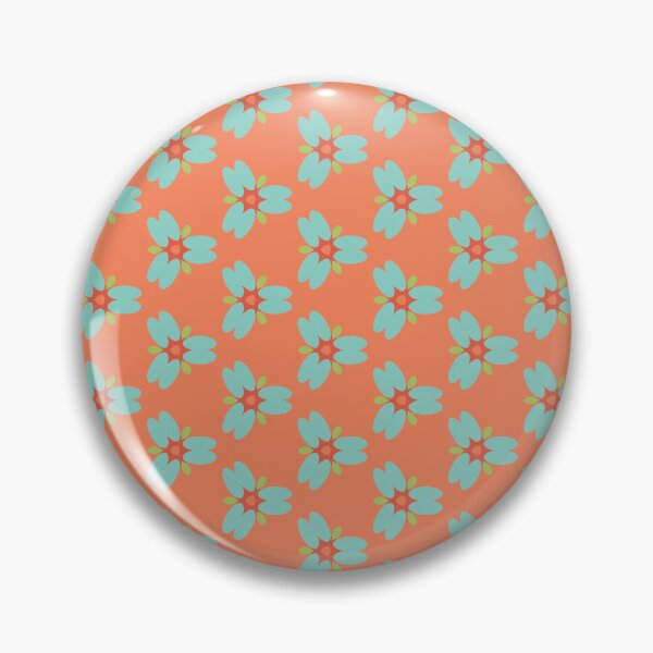 Item preview, Obra de arte con patrón de flores triangulares 03 Color 05 designed and sold by Stefanie Boike.