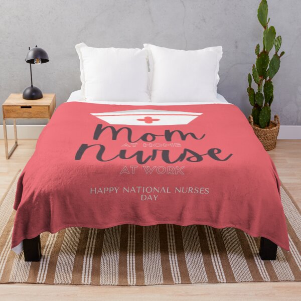 Item preview, Mom at Home Nurse at Work Happy Nurses Day designed and sold by FOSLIGHT.