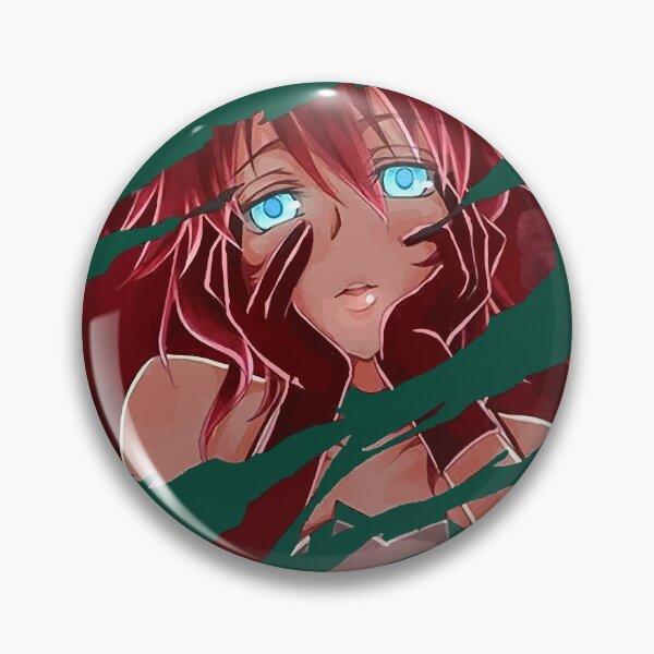 Angry Gasai Yuno Badge Future Diary Mirai Nikki Metal Brooch Soft