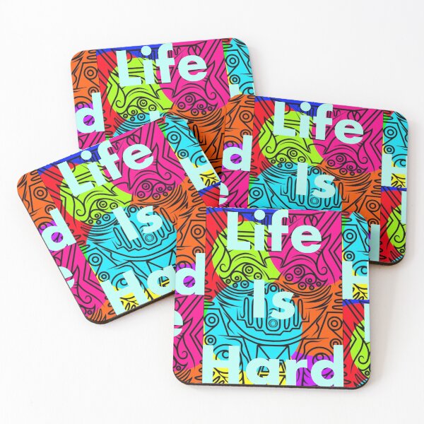 Item preview, Life is hard  designed and sold by Salt & Concrete.
