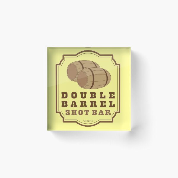 Item preview, Double Barrel Shot Bar designed and sold by skocartwork.