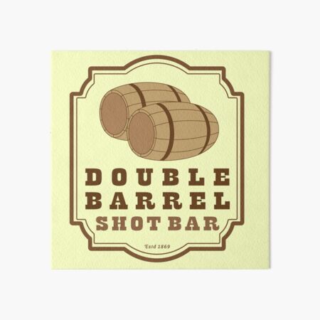 Item preview, Double Barrel Shot Bar designed and sold by skocartwork.