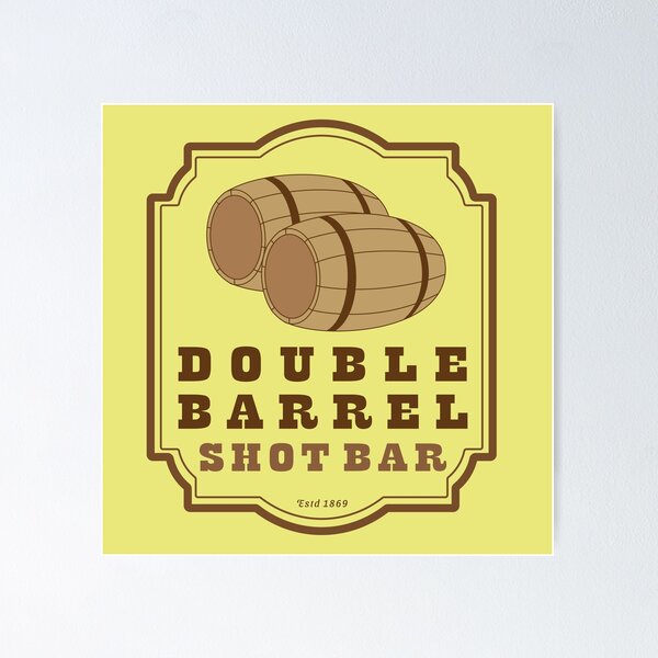 Item preview, Double Barrel Shot Bar designed and sold by skocartwork.