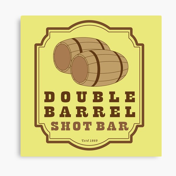 Item preview, Double Barrel Shot Bar designed and sold by skocartwork.