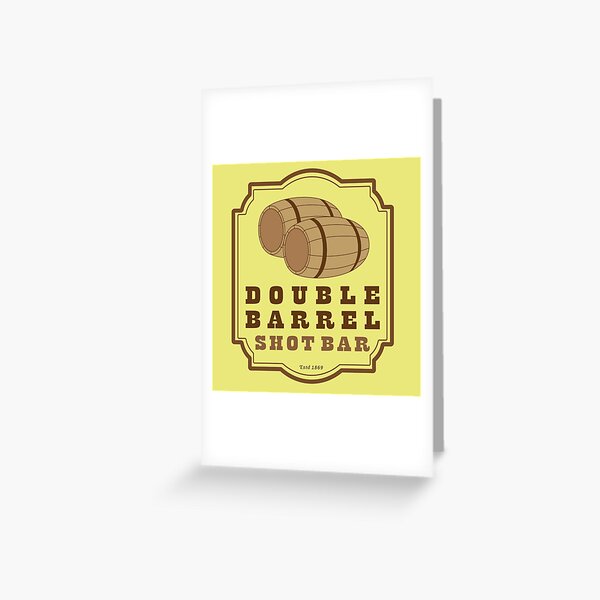Item preview, Double Barrel Shot Bar designed and sold by skocartwork.