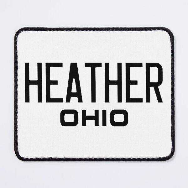 Item preview, Heathers Heather Ohio License Plate designed and sold by thomasca.