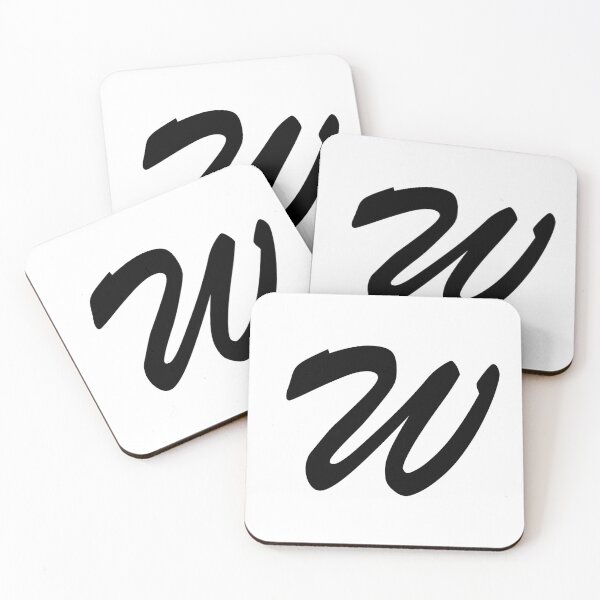 Item preview, Alphabet Letter W Initial Symbol Surname Logo Studies Image designed and sold by MonArtisteSam.