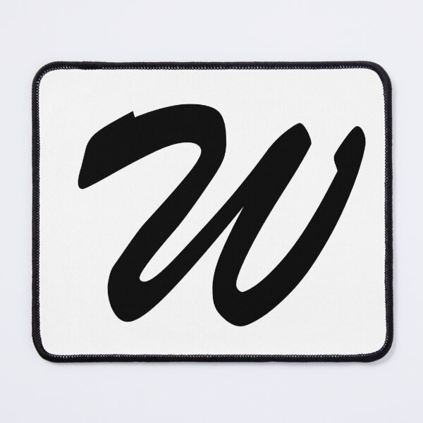 Item preview, Alphabet Letter W Initial Symbol Surname Logo Studies Image designed and sold by MonArtisteSam.
