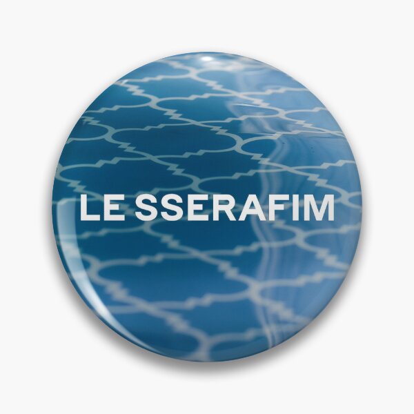 Item preview, LE SSERAFIM Blue Group Name Logo designed and sold by katherinesbored.