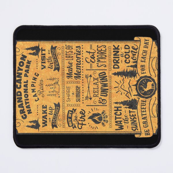 Item preview, Grand Canyon National Park Camping Rules designed and sold by JordanHolmes.