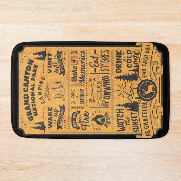 Item preview, Grand Canyon National Park Camping Rules designed and sold by JordanHolmes.